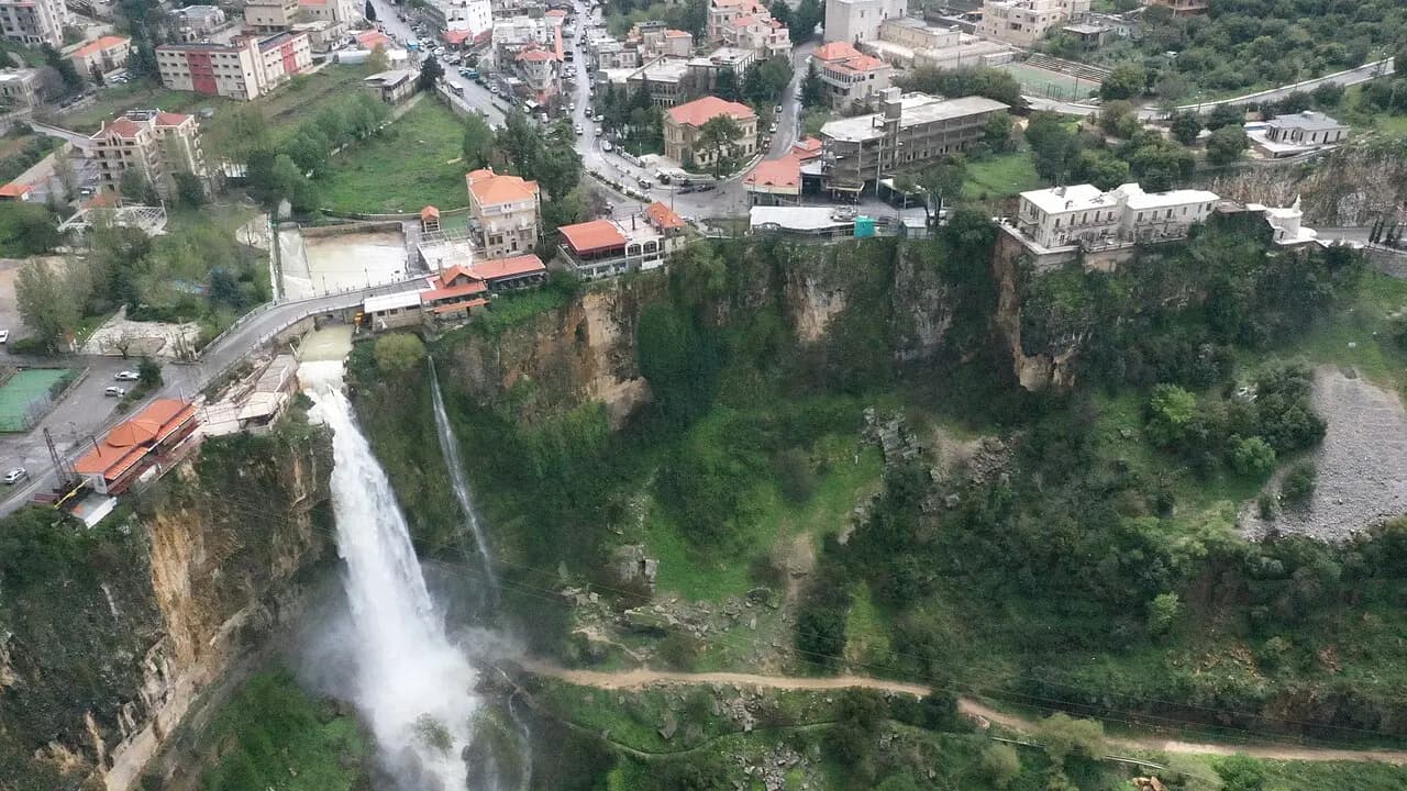 Jezzine Waterfall in Lebanon