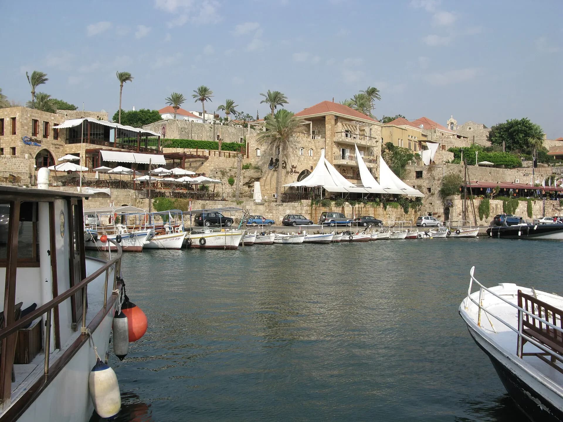 The historic harbour and old town of Byblos