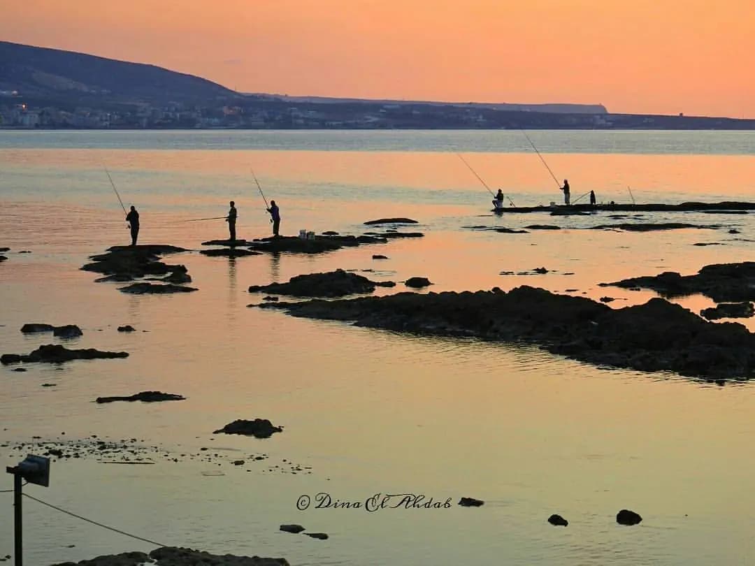 El Mina waterfront at sunset
